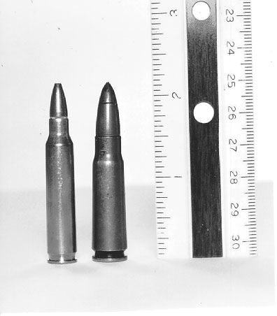 Fig. 7-1. Very slightly tapered M-16 cartridge case (5.56 x 45 mm M193 ...